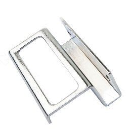 Ручка торцевая для стекл. двери без сверления, ZS-Series, хром, ZS9004H (МДМ)